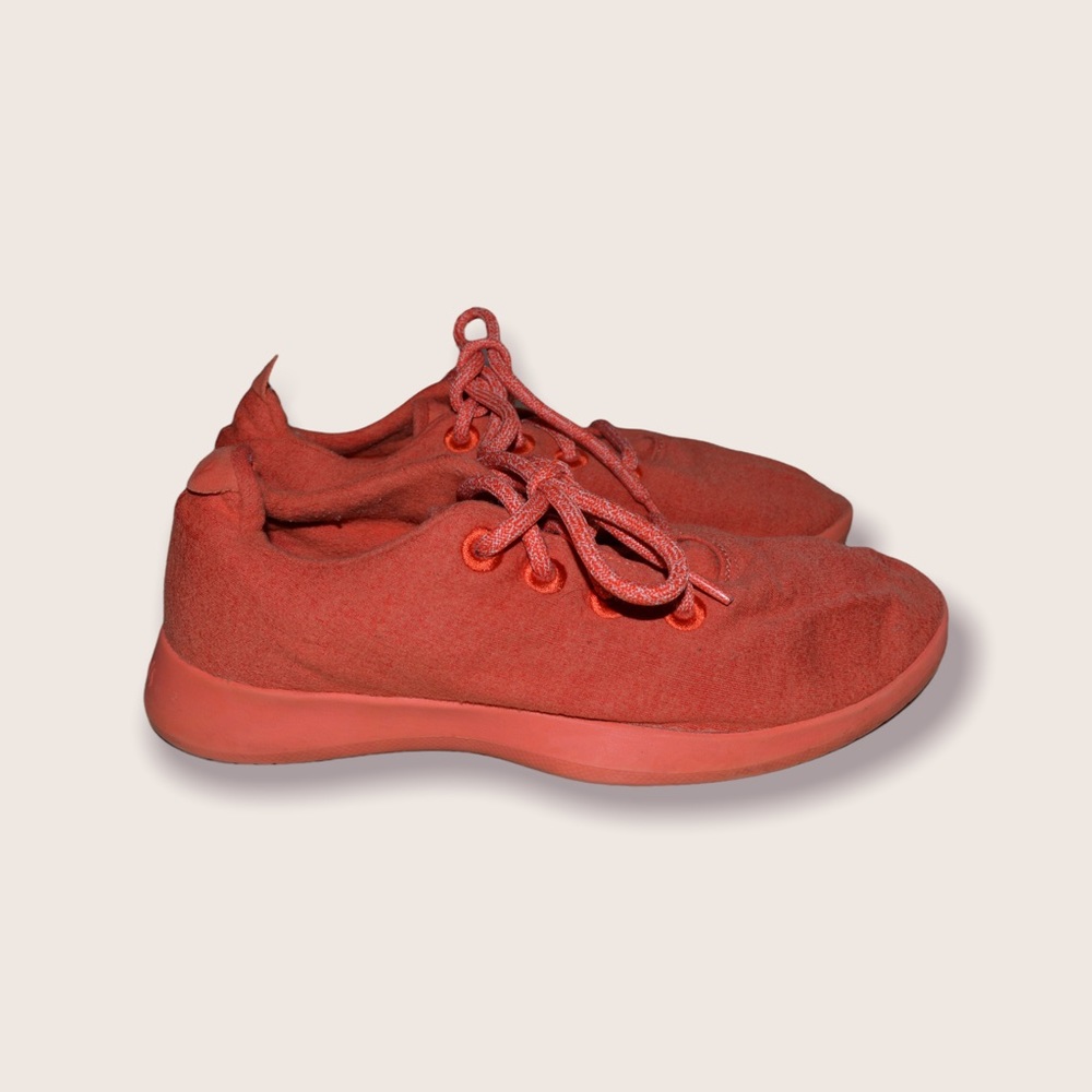 Allbirds Wool Runner Men's Sneakers Size 8 Orange / Red / Sol